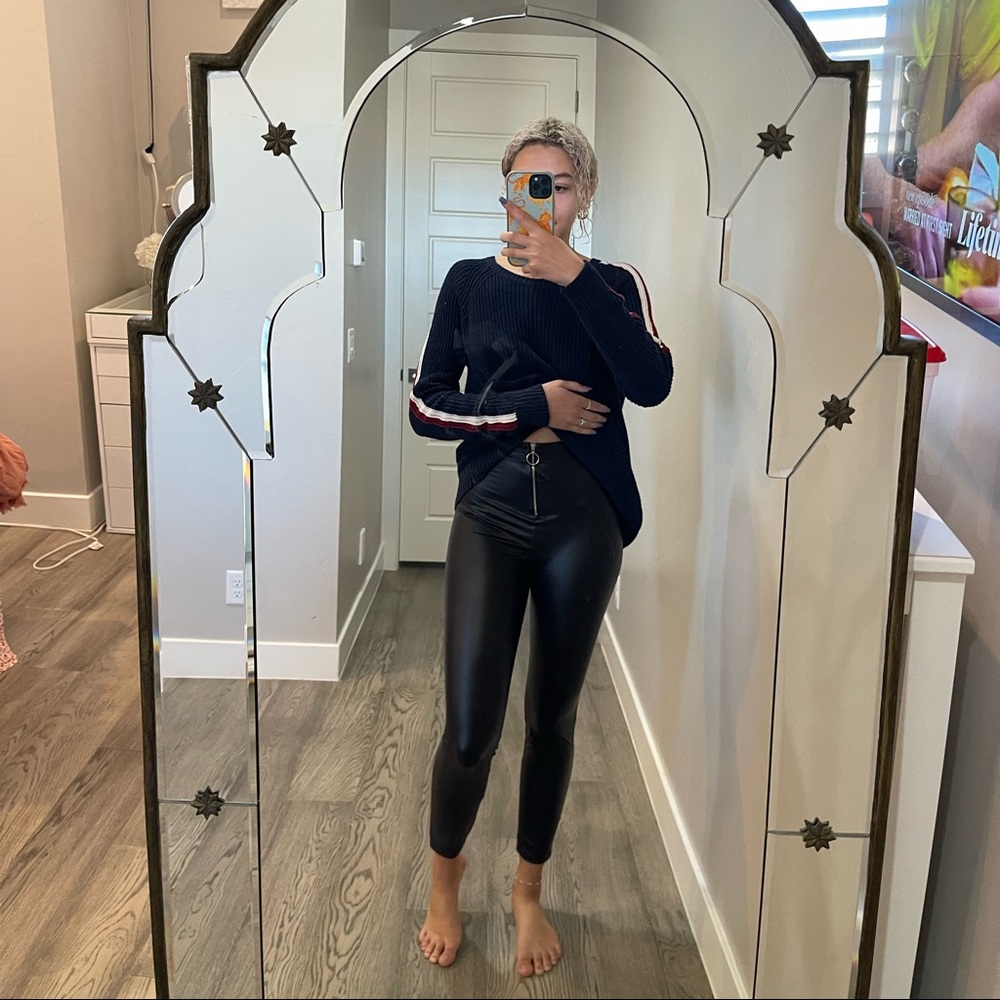 Target leather skinny jeggings!